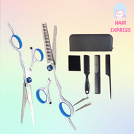 Hair Cutting Shears Barber Scissors Set Hairdresser Salon Kit