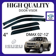 Isuzu D-Max Dmax RC (1st Gen) 2002-2012 Door Visor 10CM