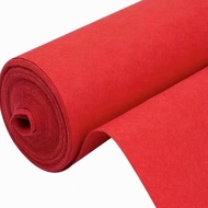 Opening Exhibition Red Carpet Wedding Red Carpet Disposable Coil Foyer Thickened Big Red Non-Woven C