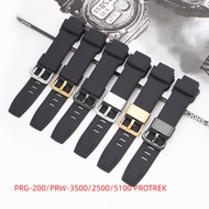 Silicone Rubber Watchband For PROTREK PRG-200/PRG250/PRG-260/PRG550 PRG-500/PRG-510/PRG270/PRW-2000 