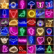 「 YUYANG Lighting 」 LED Neon Night Light Art Sign Wall Room Home Party Bar Cabaret Wedding Decoration Christmas Gift Hanging