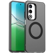 Translucent Phone Case For Oppo A5 Case For Oppo A5 A5m Magnetic Adsorption Wireless Charge Cover Fo