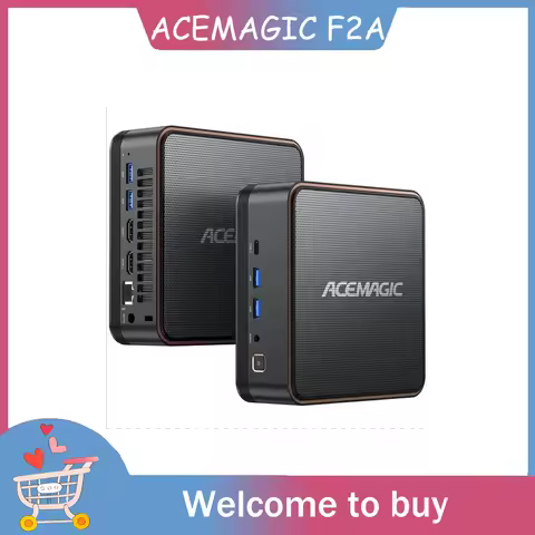ACEMAGIC F2A mini host Ryzen 7 8845HS AI PC gaming e-sports design office commercial mini desktop co