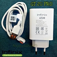 Infinix GT 20 PRO Charger. 100% ORIGINAL. Fastcharging 45W. Guaranteed Authentic.