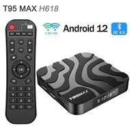 T95 MAX H618 Smart TV BOX Android 12 H618 Quadcore 6K HD 2.4G&amp;5G Dual Wifi 2GB 16GB Set Top BOX 1GB 8GB Media Player Fast Box