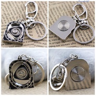 ELLSWORTH Spinning Rotor Keychain, Mechanical Smooth Automotive Engine Rotary Keyring, Bag Ornaments