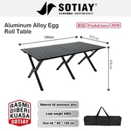SOTIAY Meja Large Foldable Table Big/Small Size Portable Aluminum Alloy Camping Outdoor Picnic Table