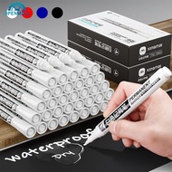 OPENMALL 1Pc White Black Red Marker Pens 2.0mm Oily Waterproof Paint Pen for Wool Canva Tire Glass R