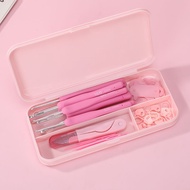 Dopamine Pink Crochet Set Crochet Full Set Crochet Pick-up Leak A Whole Set Crochet Toolkit Set Croc