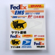 Express fedex dhl emspad Thermos Cup Travel Luggage Helmet Transfer Sticker