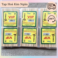 [ 30 Cards ] Blister of 6 Vip Bamboo Toothpicks [THKN77]