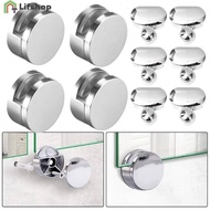 Versatile Design Options - Zinc Alloy Wall Mount Frameless Mirror Clip - Suitable for 3-5mm Glass - No Drilling Require, Durable - Glass Fixed Accessories