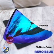 [VISOR] GRAYFOSH X12J - New Upgraded Version/Clear/Tinted/Revo Gold/Revo Blue  - Driderz Helmets Sho