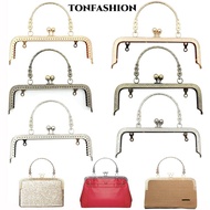 TONFASHION Purse Clasp Frame, Metal Vintage Purse Frame Kiss Clasp,  20CM Purse Frame Bag Making