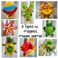 magnet marine animal / spring magnet / fridge magnet / refrigerator magnet / magnet goyang / magnet 