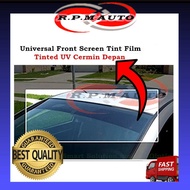 Universal Front Windscreen Tinted Car Windscreen Tinted Black UV 99% Universal tinted hitam kereta c