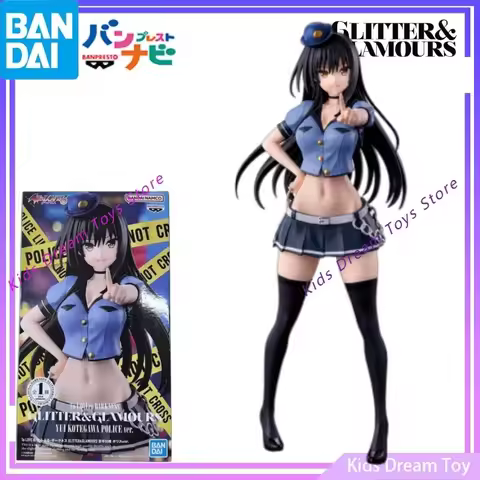 Bandai in Stock Original BANPRESTO To LOVE-ru DARKNESS Anime GLITTER&GLAMOURS YUI KOTEGAWA POLICE Ve