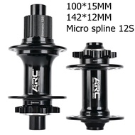 Hub FreeHub ARC MT009 32 Hole 4 Bearing 6 Pawls TA Microspline 12 Speed Disc Brake HubFreeHub Sepeda