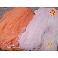 Pukat Nilon 210/5 x 1/2" Nylon net Isi Pukat nylon Colour Peach & Pink | Jaring anak ikan Pukat ikan