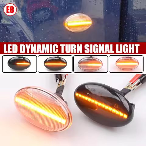 Dynamic Blinker LED Turn Signal Side Marker Lights For Mercedes-Benz W168 W639 W447 Citan W415 Smart