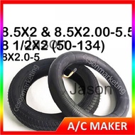 Tyre Tube 8 1/2X2 (50-134) 8.5x2 8x2-5 Tire Elektrik Xiaomi e Bike Scooter Tayar Tuib Children Balan