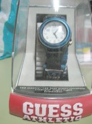 GUESS 藍色 運動 手錶