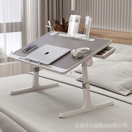 Slendor Laptop Desk Adjustable Laptop Stand Foldable Bed Table Portable Lap Desk Folding Notebook Stand Reading and Writing Holder Breakfast Tray with Drawer and Cool