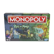 Hasbro Gaming Monopoly: Rick and Morty Edition Board Game, Cartoon Network Game for Families and Tee