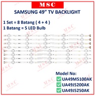 SAMSUNG UA49M5100AK / UA49J5200AK / UA49J5250AK 49" LED TV BACKLIGHT ( LAMPU TV ) UA49M5100 49M5100 