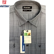 Viettien - Áo sơ mi nam dài tay vải sợ tre cao cấp 1Q0509 Phom Regular