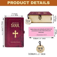 Handmade Bible Verse Cards Box (90 pcs), Bible Verses With Wooden Box