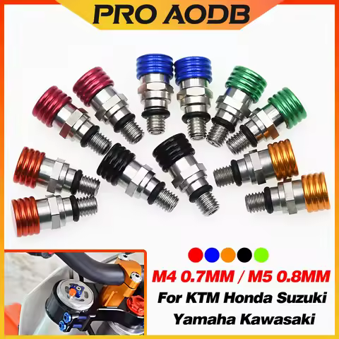 Motorcycle M4x0.7 M5x0.8 CNC Fork Air Bleeder Valves For KTM EXC EXCF SX SXF XC XCF XCW 150 250 300 