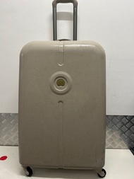 二手系列：Delsey 杏色28 吋行李箱； second hand Delsey 28 inch luggage 77 x 48 x 30cm