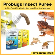 ProBugs Reptile Food Insect Puree Dubia Silkworm Bearded Dragon food Crested Gecko Insect Fruit Pure