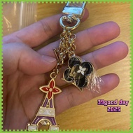 [L-home] Real shot Eiffel Tower keychain 58101