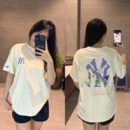 Ice CreamNY fashion logo printed men's and women's T-shirts loose street youth trend wear Heping Tow