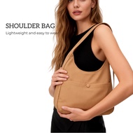 Women's Hobo Bag - Stylish Apricot Color Casual Shoulder Bag