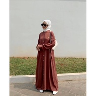 ABAYA FULL KANCING BY.ASSOLABIYAH terlaris