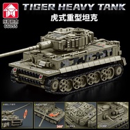 Building Block Tank Compatible Lego T34 Tiger Model Domestic 99A Assembled Static Model 6+Boy Toy Gi