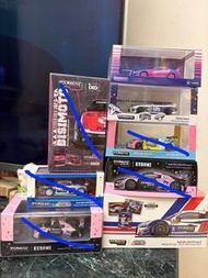 全新未拆膠 Tarmac 加德士, supra,hello kitty,kuromi,macau gp audi r8,porsche