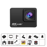 2025 ใหม่กล้อง 4K 60FPS WiFi Anti-Shake พร้อมรีโมทคอนโทรลหน้าจอกีฬากันน้ํากล้องไดรฟ์ EIS