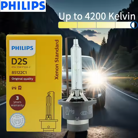 Philips HID D2S 35W Xenon Standard 4200K Auto Original Headlight Car Genuine Bulbs OEM Replacement U