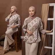 Batik Gaul Batik Wanita Blouse Lengan Panjang Baju Kemeja Batik