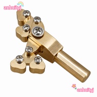 ANHUITYJ Fret Press Tool, Brass Color Brass Guitar Presser, Premium Fret Press Caul For Fret Levelin