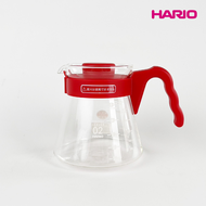 HARIO V60好握系列 02緋紅色咖啡分享壺700ml VCS-02RR-EX