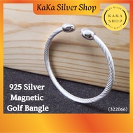 Original 925 Silver Megnetic Golf Bangle (322066) | Gelang Tangan Bangle Perak 925 | Ready Stock