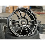 NEW 17X7J Advanti Ameros Rim (set of 4) Gunmetal 4X100 for Vios Yaris City Jazz Myvi Ativa Mazda 2 M