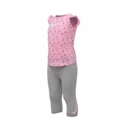 SALE SETELAN ANAK NIKE TUNIC LEGGING SET PINK GREY ORIGINAL