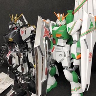 抵玩7-11 限定+電鍍牌HG 1/144 RX-93 Nu高達 成品模型 特另版模型 多谷