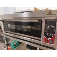 GOLDEN BULL Gas Oven 1 Deck 2 Tray HTG-12 SUS Infrared Heavy-duty Industrial Digital Baking Roasting